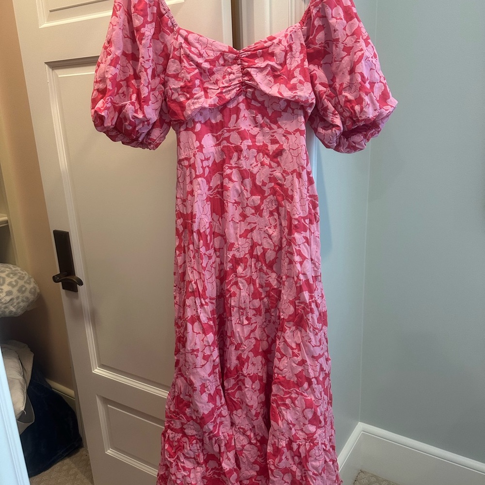 Floral Puff Sleeve Dress